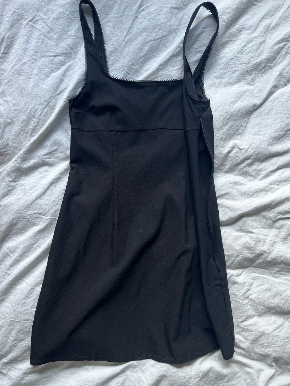H&M Black Mini Dress with Thin Straps